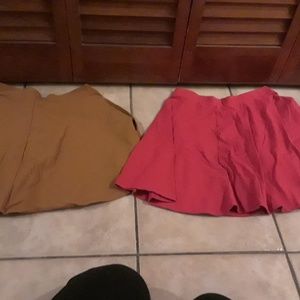 2 small skirts